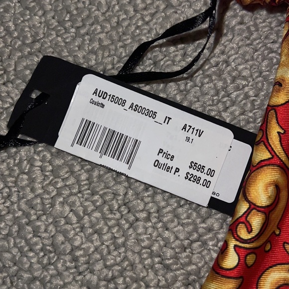 NWT 100% Silk Italian Versace Underwear Briefs - Picture 6 of 7